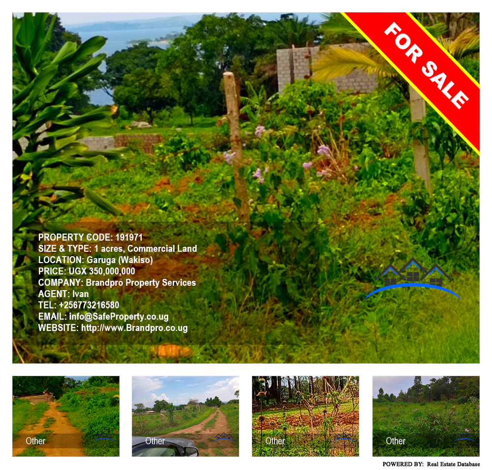 Commercial Land  for sale in Garuga Wakiso Uganda, code: 191971