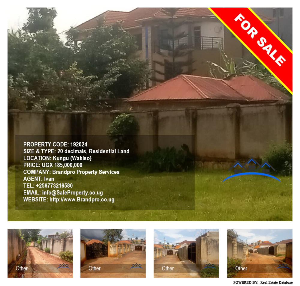 Residential Land  for sale in Kungu Wakiso Uganda, code: 192024