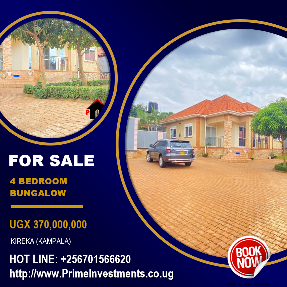 4 bedroom Bungalow  for sale in Kireka Kampala Uganda, code: 192063