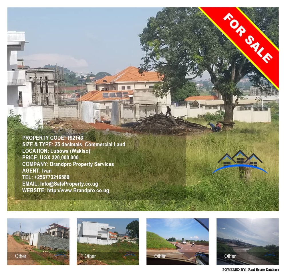 Commercial Land  for sale in Lubowa Wakiso Uganda, code: 192143