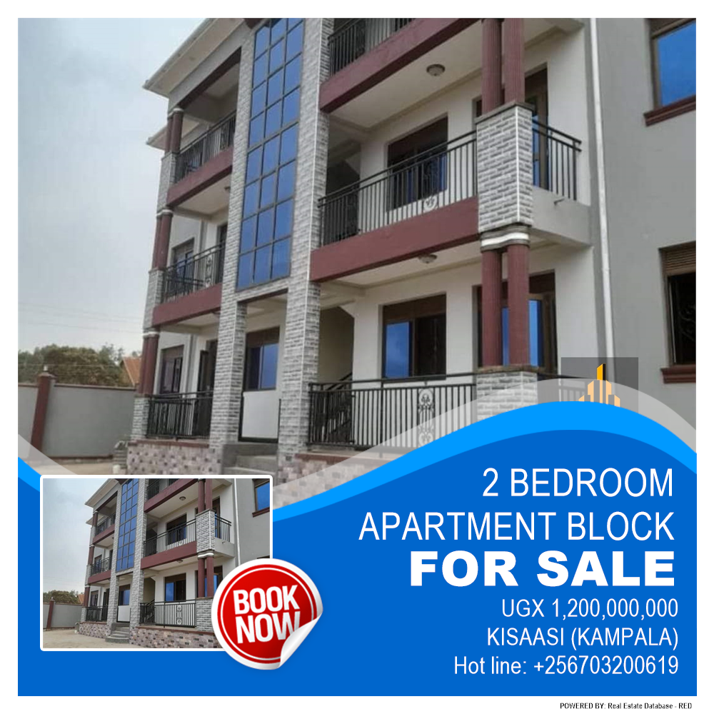 2 bedroom Apartment block  for sale in Kisaasi Kampala Uganda, code: 192189