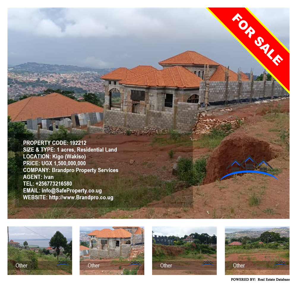 Residential Land  for sale in Kigo Wakiso Uganda, code: 192212