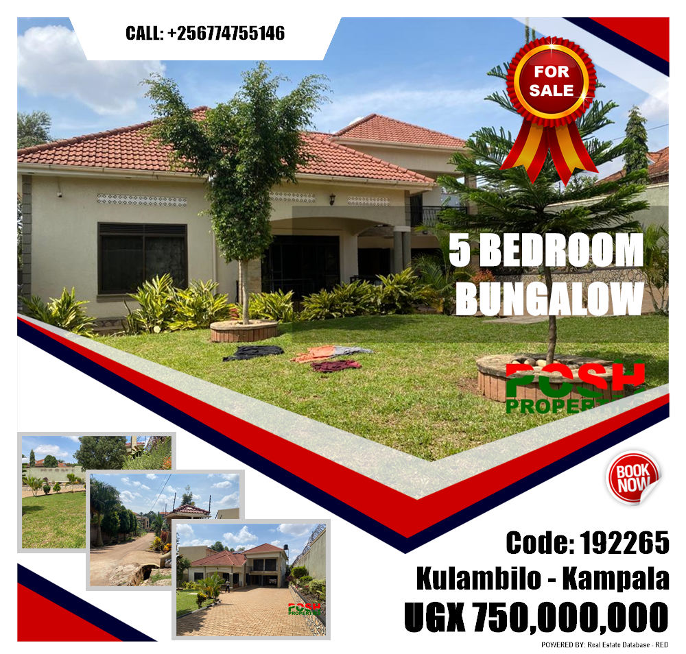 5 bedroom Bungalow  for sale in Kulambilo Kampala Uganda, code: 192265