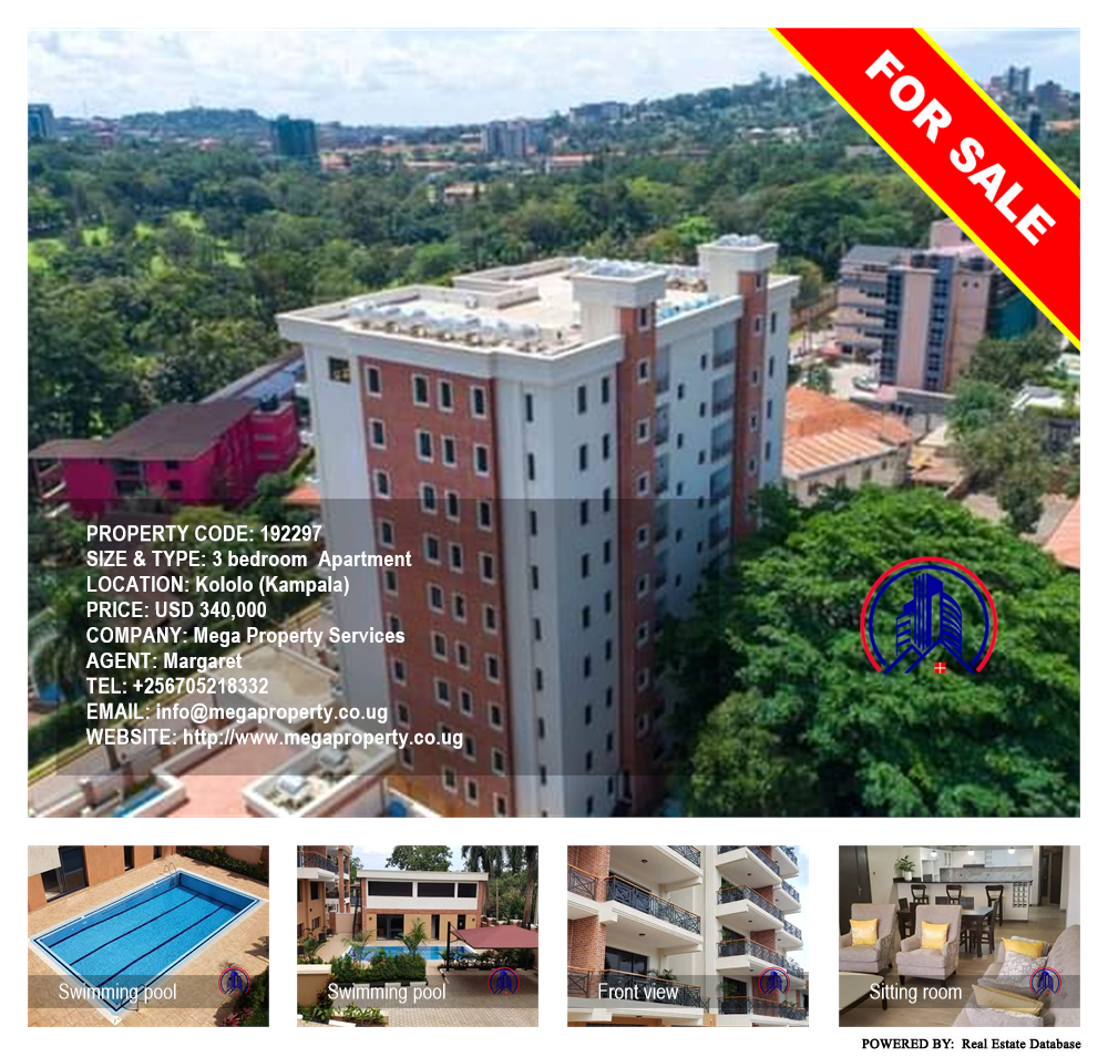 3 bedroom Apartment  for sale in Kololo Kampala Uganda, code: 192297
