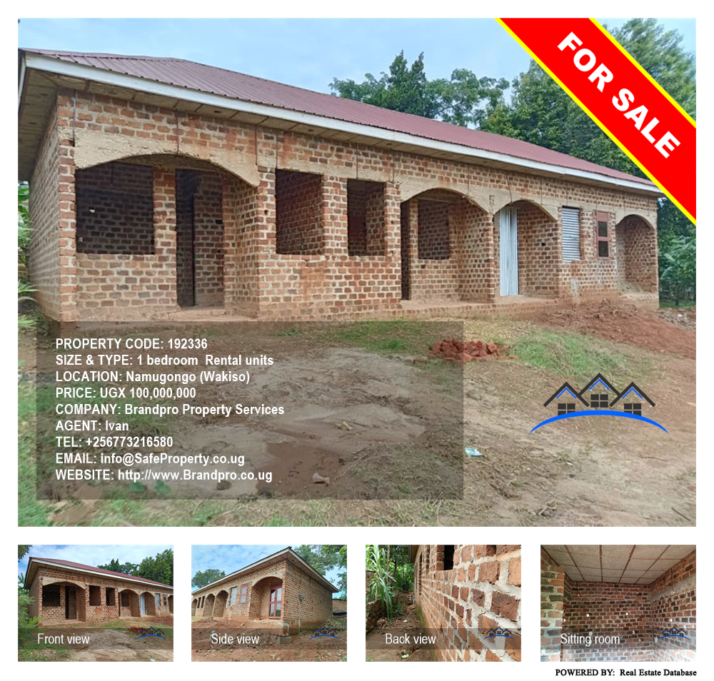 1 bedroom Rental units  for sale in Namugongo Wakiso Uganda, code: 192336