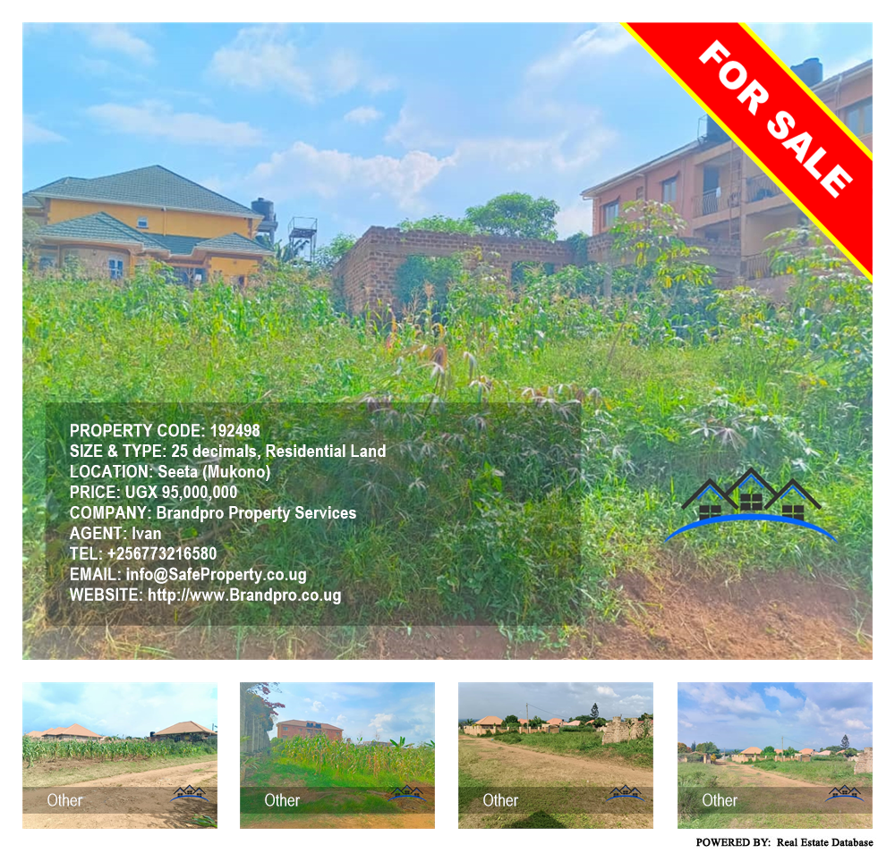 Residential Land  for sale in Seeta Mukono Uganda, code: 192498
