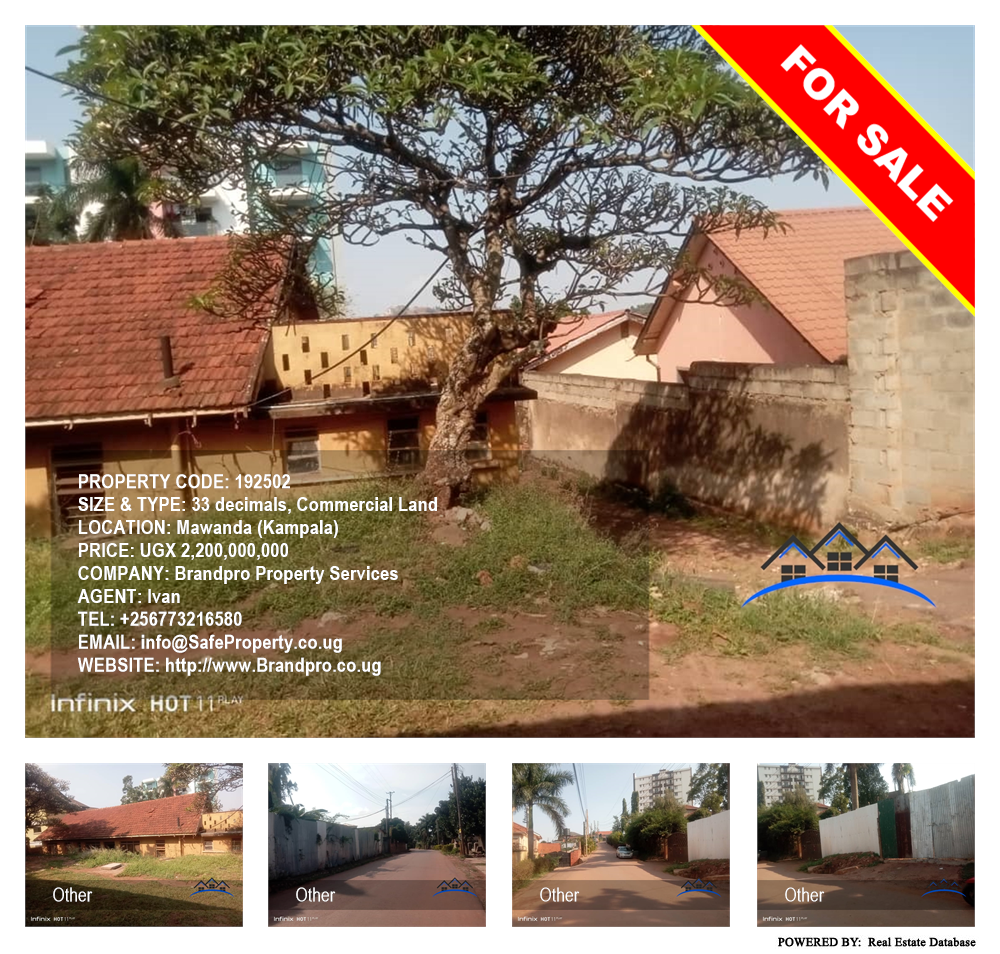 Commercial Land  for sale in Mawanda Kampala Uganda, code: 192502