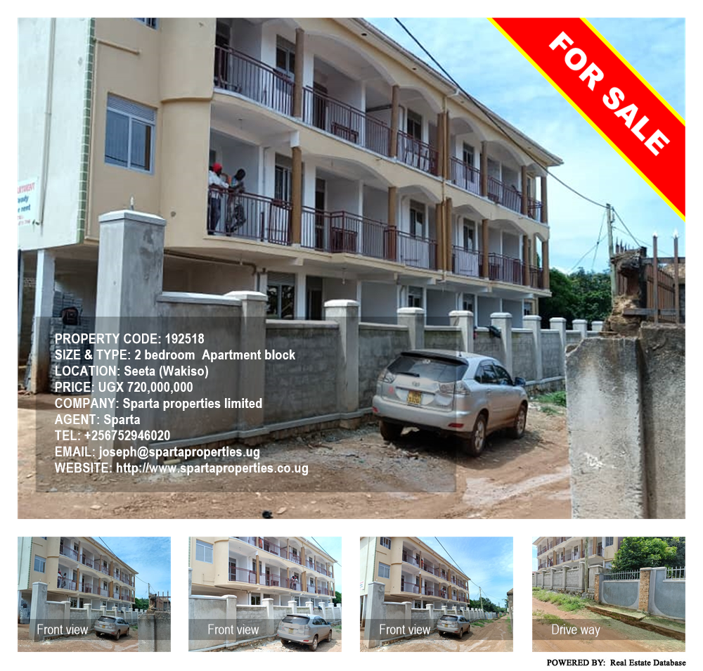 2 bedroom Apartment block  for sale in Seeta Wakiso Uganda, code: 192518