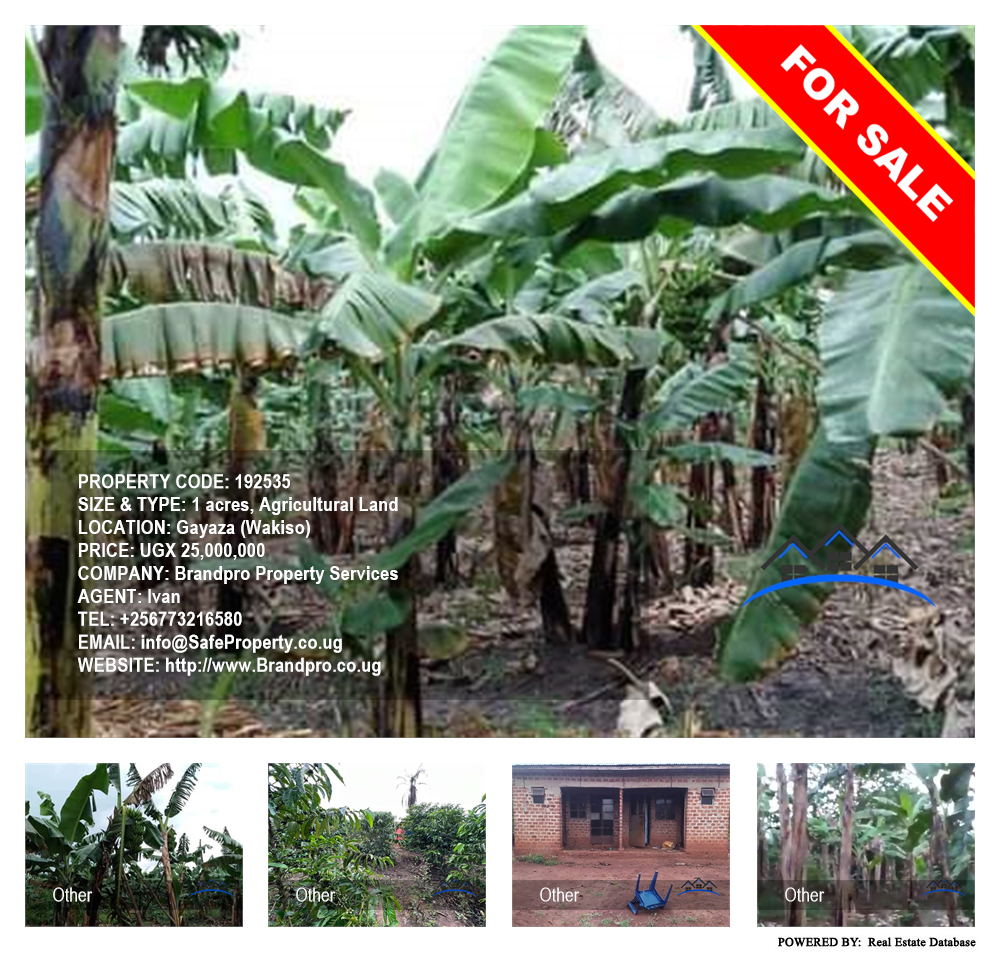 Agricultural Land  for sale in Gayaza Wakiso Uganda, code: 192535