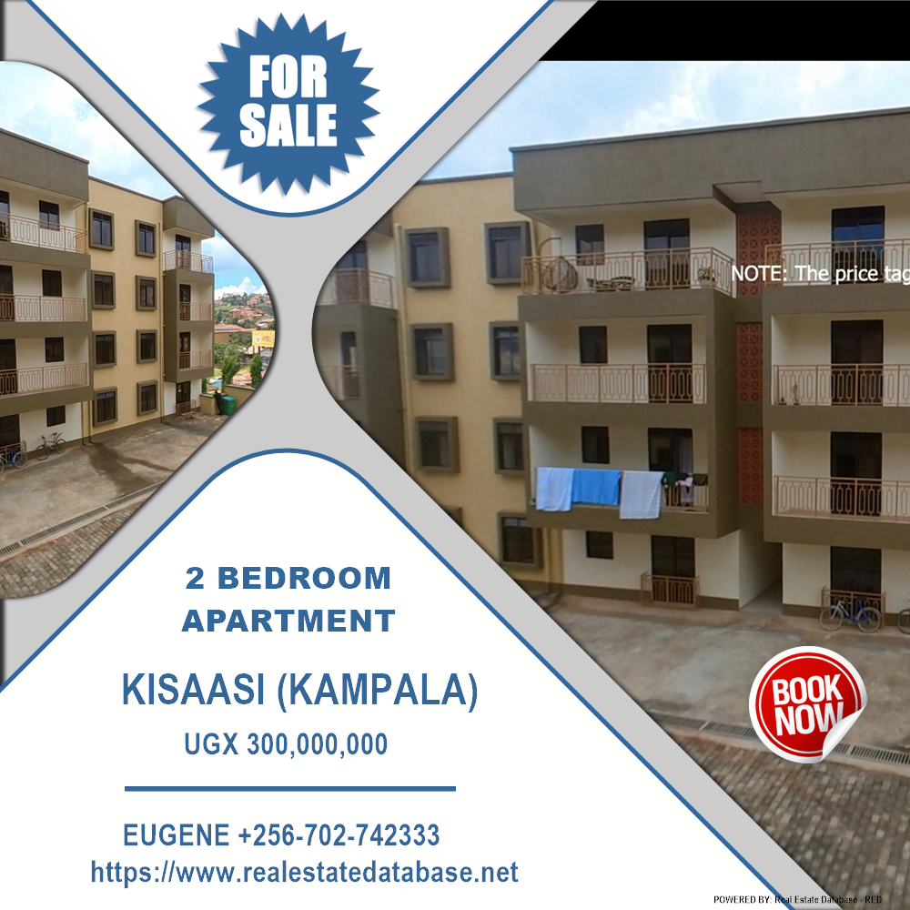2 bedroom Apartment  for sale in Kisaasi Kampala Uganda, code: 192546