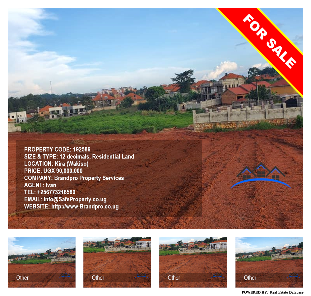 Residential Land  for sale in Kira Wakiso Uganda, code: 192586