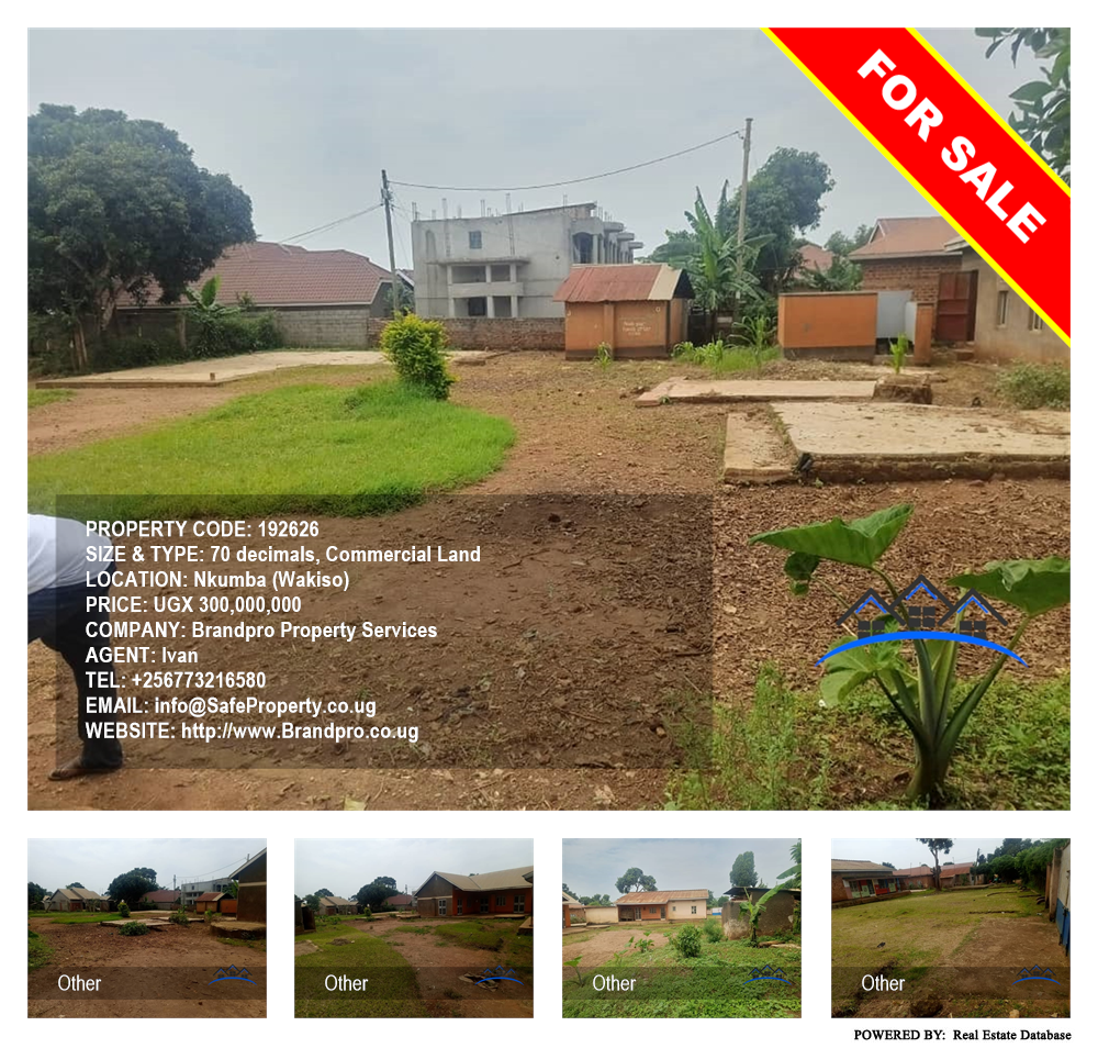 Commercial Land  for sale in Nkumba Wakiso Uganda, code: 192626