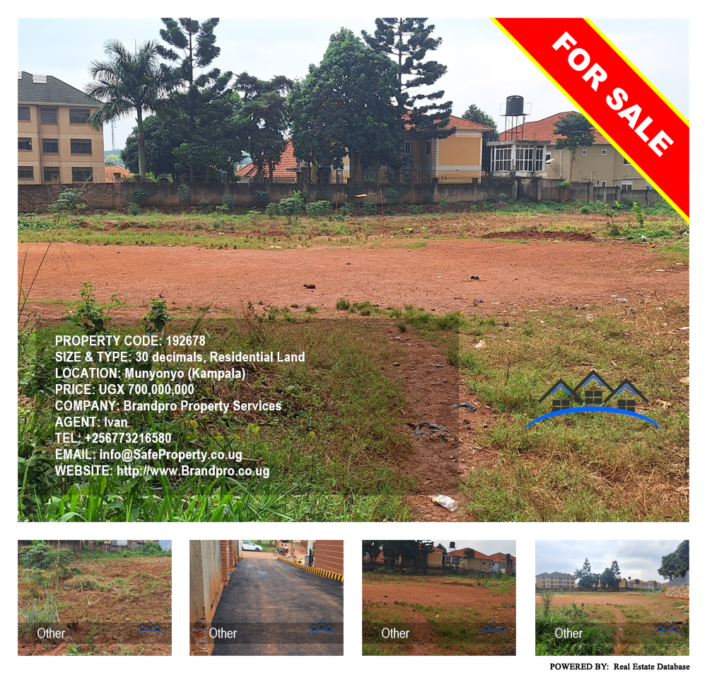 Residential Land  for sale in Munyonyo Kampala Uganda, code: 192678