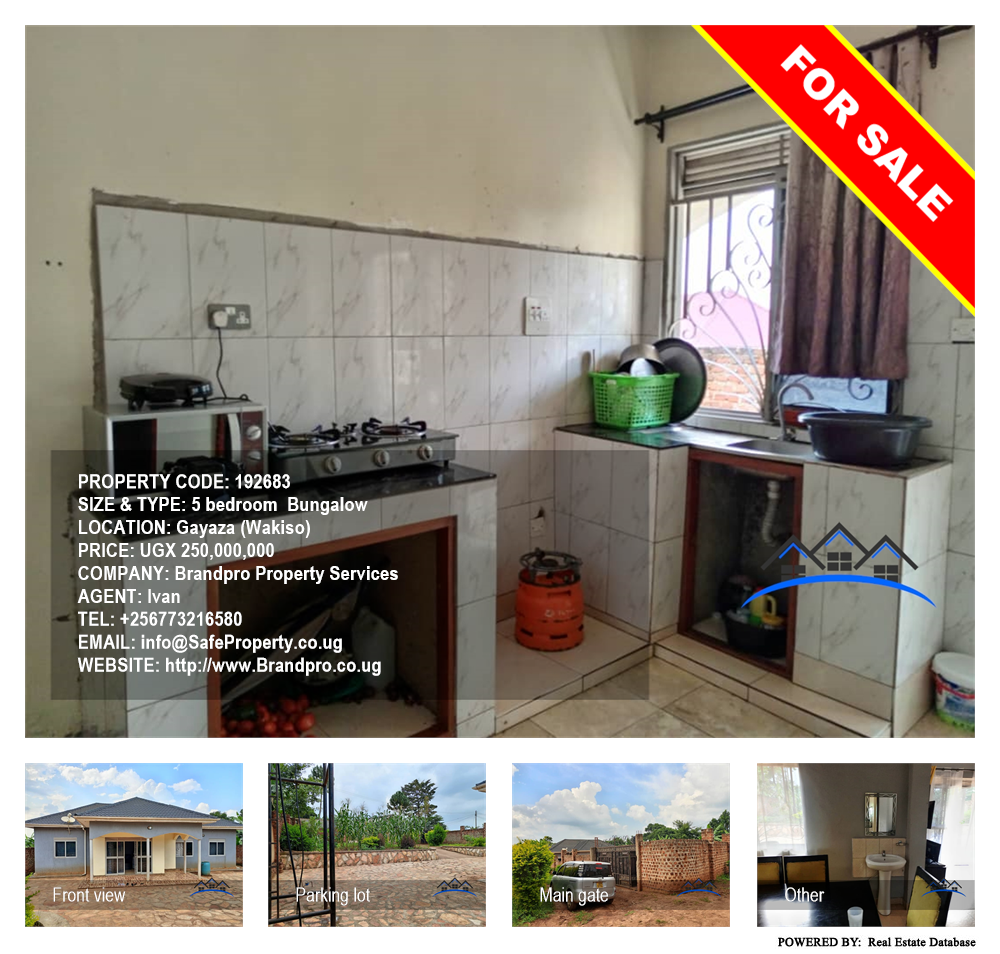 5 bedroom Bungalow  for sale in Gayaza Wakiso Uganda, code: 192683