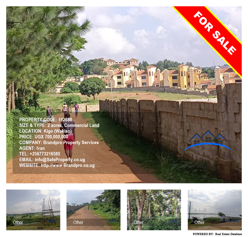 Commercial Land  for sale in Kigo Wakiso Uganda, code: 192688