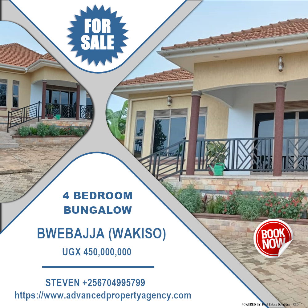 4 bedroom Bungalow  for sale in Bwebajja Wakiso Uganda, code: 192737