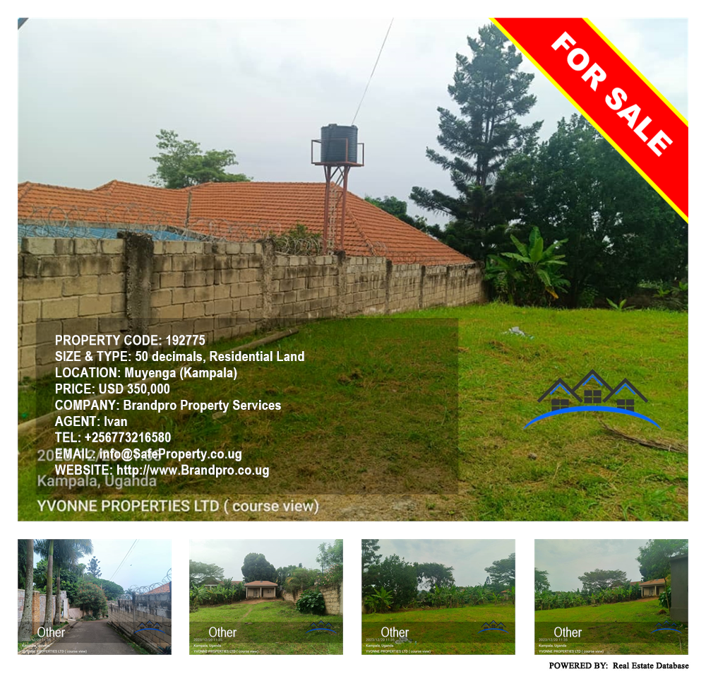 Residential Land  for sale in Muyenga Kampala Uganda, code: 192775