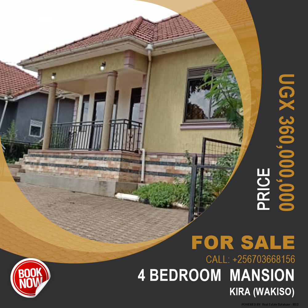 4 bedroom Mansion  for sale in Kira Wakiso Uganda, code: 192807