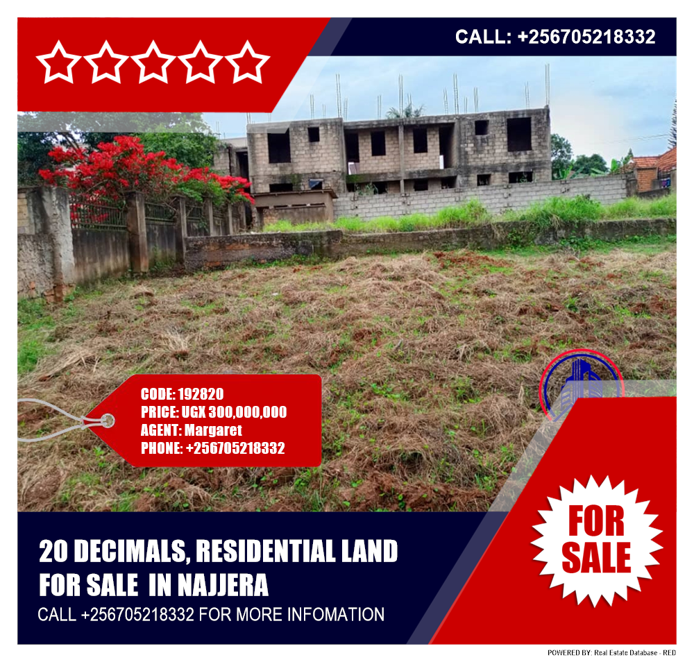 Residential Land  for sale in Najjera Wakiso Uganda, code: 192820