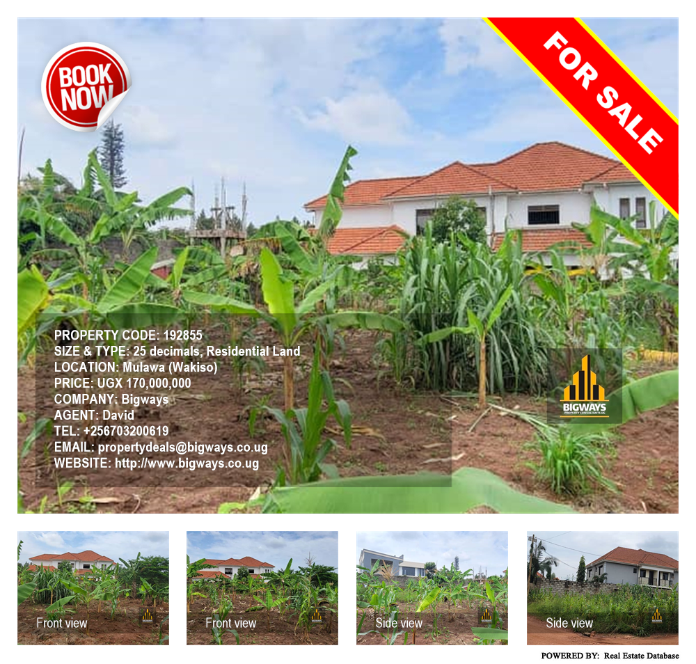 Residential Land  for sale in Mulawa Wakiso Uganda, code: 192855