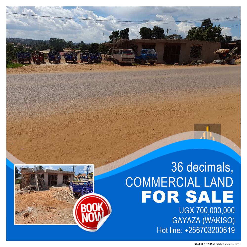 Commercial Land  for sale in Gayaza Wakiso Uganda, code: 192891