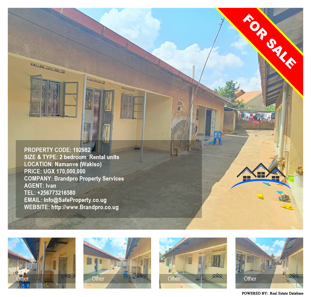 2 bedroom Rental units  for sale in Namanve Wakiso Uganda, code: 192982
