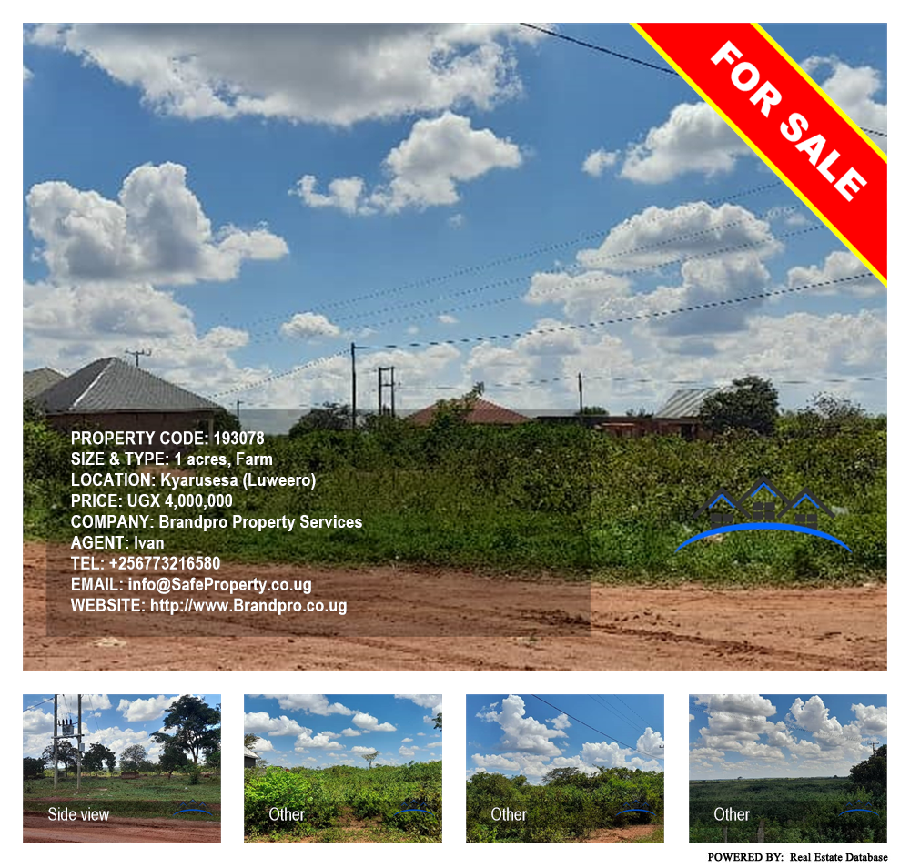 Farm  for sale in Kyarusesa Luweero Uganda, code: 193078
