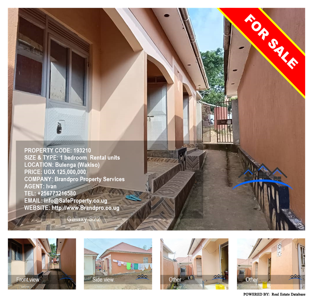 1 bedroom Rental units  for sale in Bulenga Wakiso Uganda, code: 193210