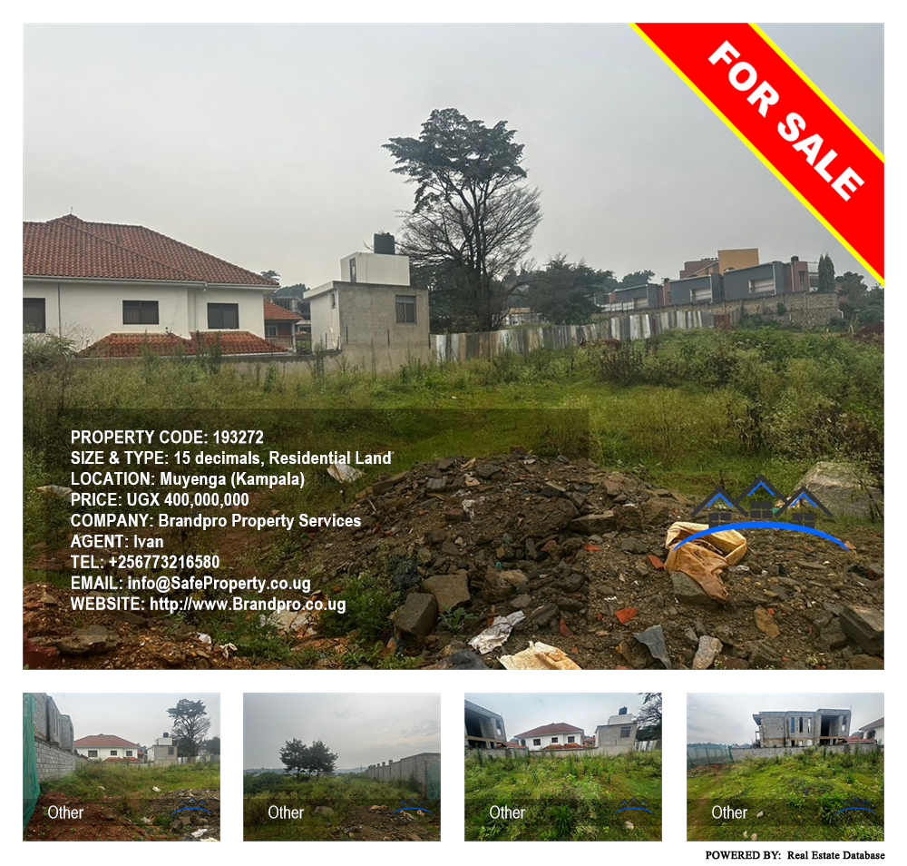 Residential Land  for sale in Muyenga Kampala Uganda, code: 193272