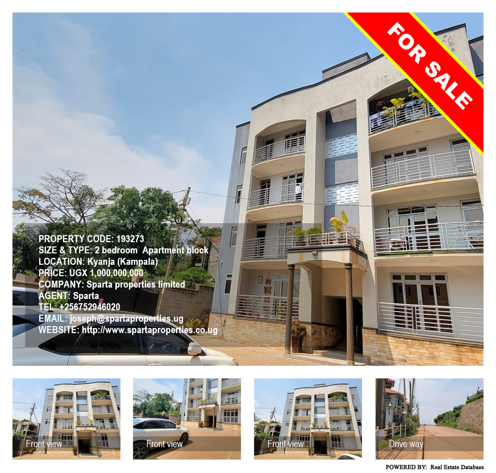 2 bedroom Apartment block  for sale in Kyanja Kampala Uganda, code: 193273