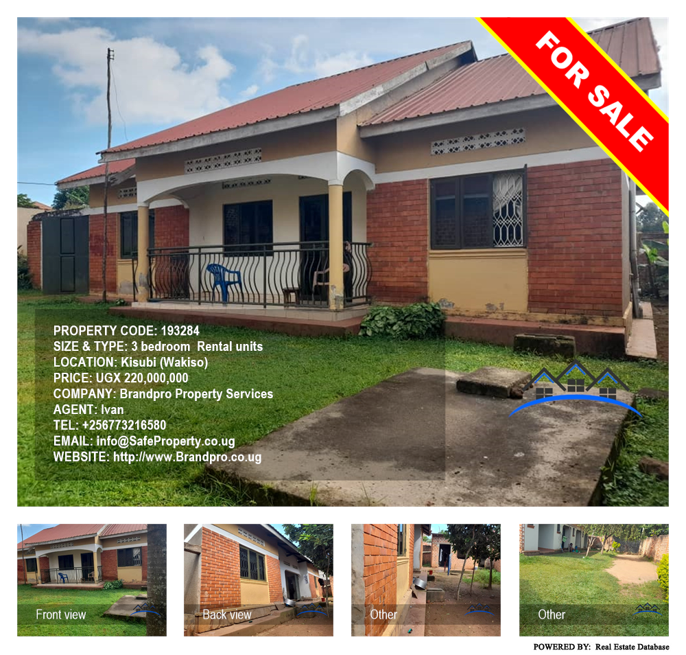 3 bedroom Rental units  for sale in Kisubi Wakiso Uganda, code: 193284