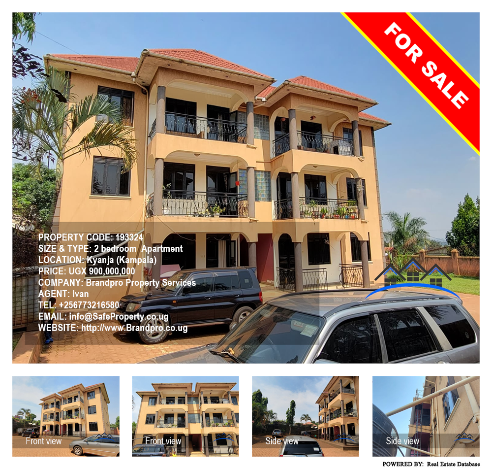 2 bedroom Apartment  for sale in Kyanja Kampala Uganda, code: 193324