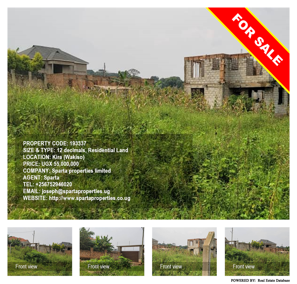 Residential Land  for sale in Kira Wakiso Uganda, code: 193337