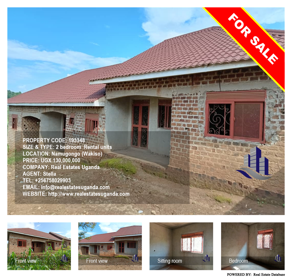2 bedroom Rental units  for sale in Namugongo Wakiso Uganda, code: 193348
