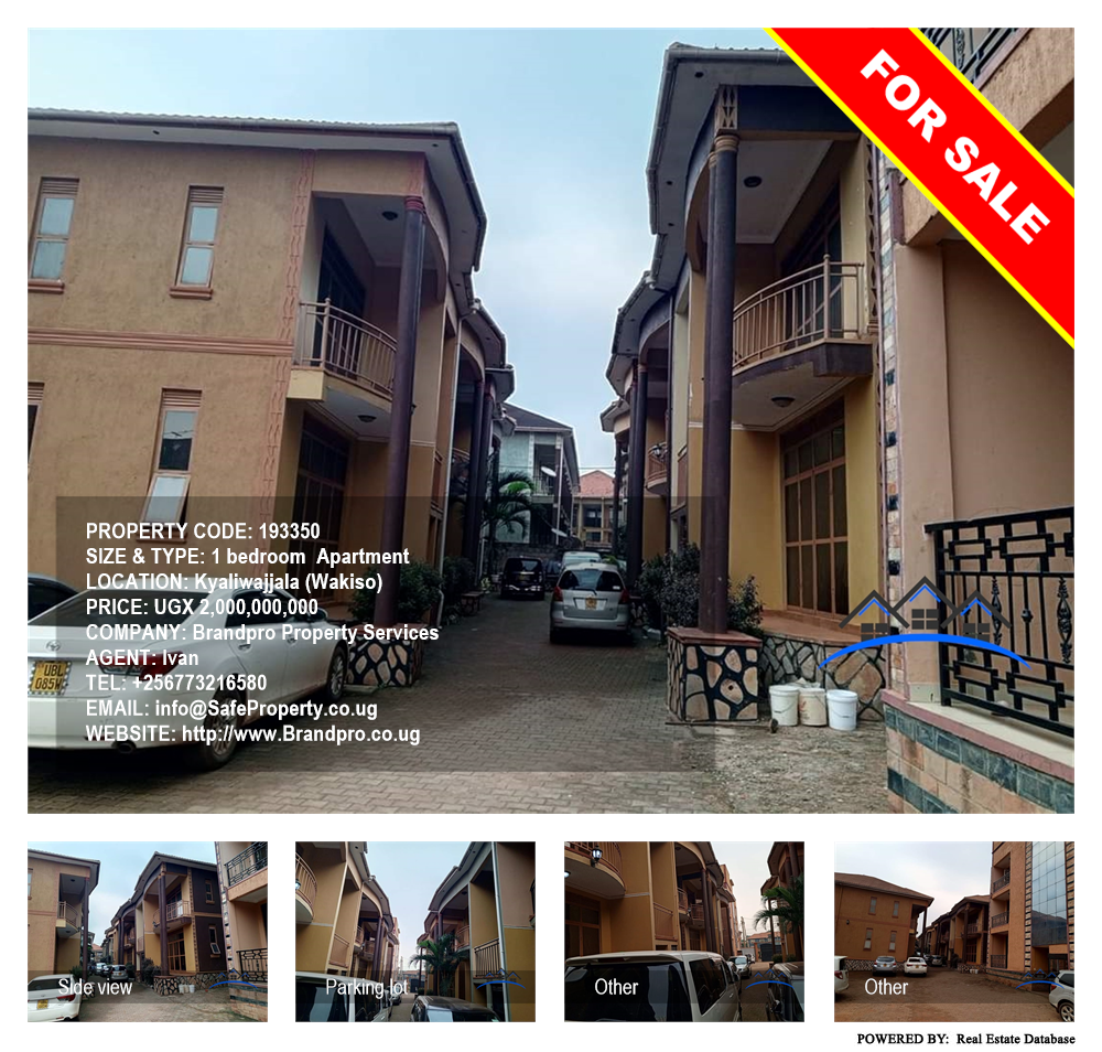 1 bedroom Apartment  for sale in Kyaliwajjala Wakiso Uganda, code: 193350