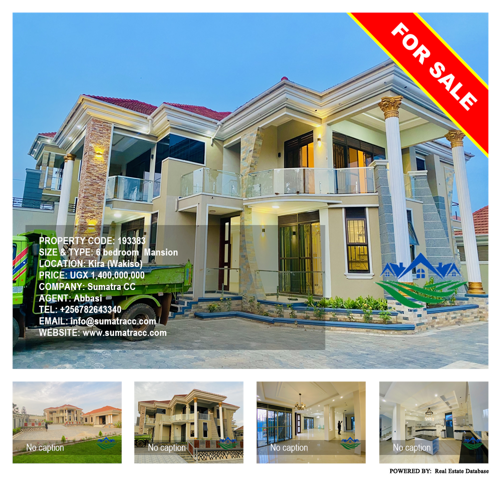 6 bedroom Mansion  for sale in Kira Wakiso Uganda, code: 193383