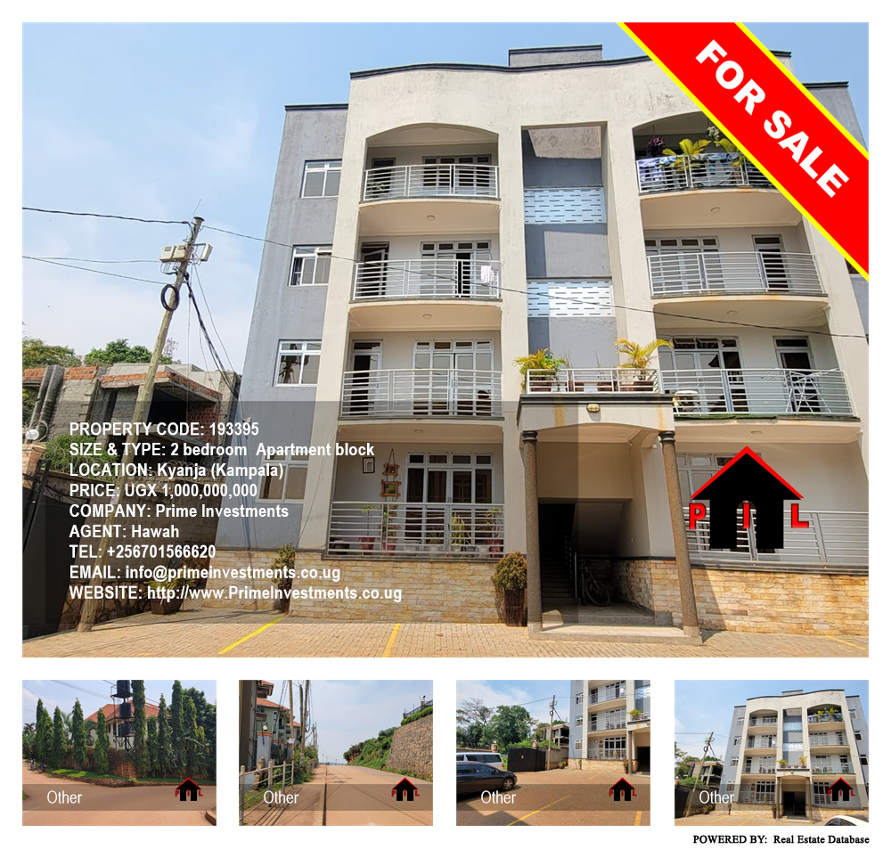 2 bedroom Apartment block  for sale in Kyanja Kampala Uganda, code: 193395