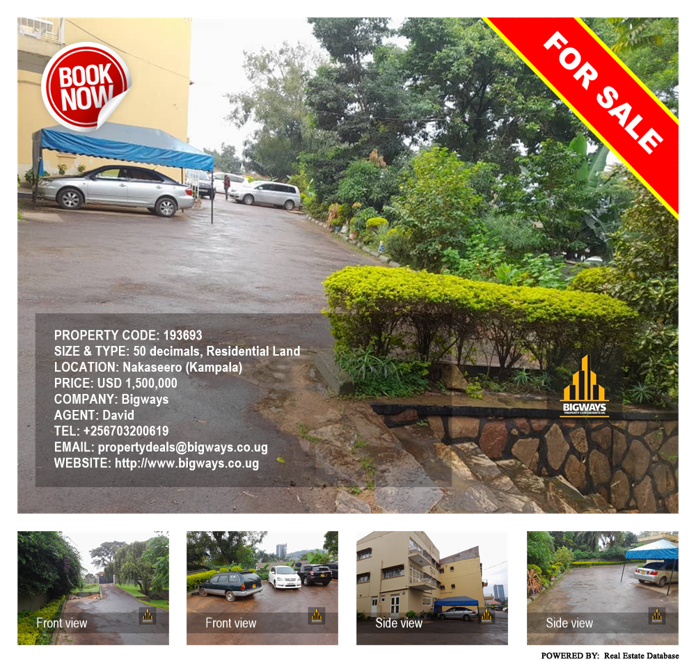 Residential Land  for sale in Nakasero Kampala Uganda, code: 193693