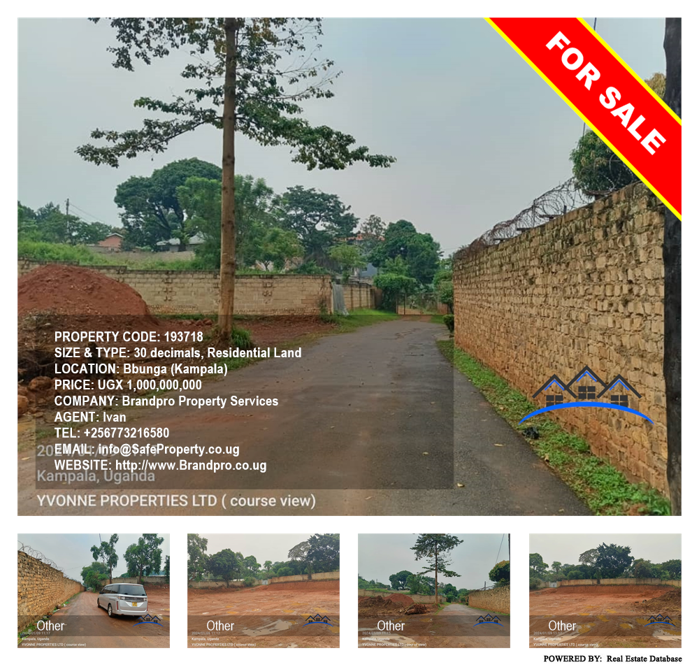 Residential Land  for sale in Bbunga Kampala Uganda, code: 193718