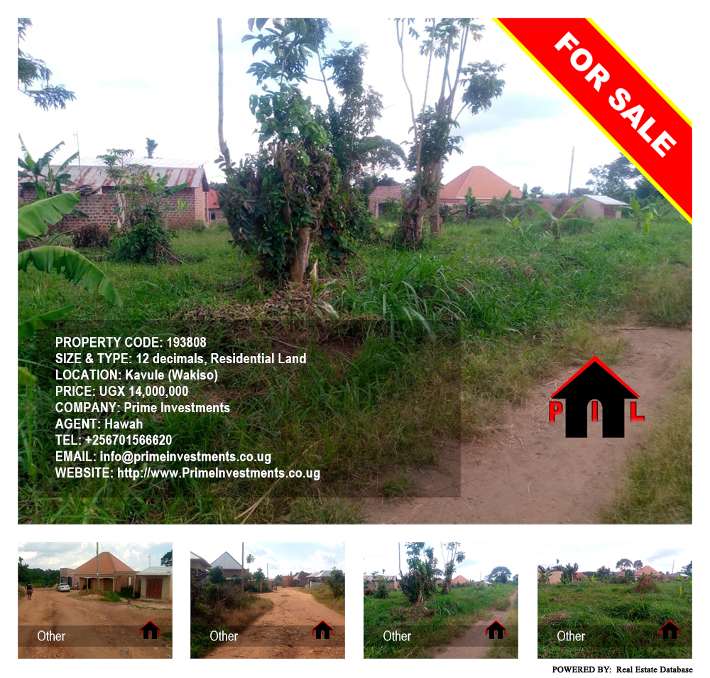 Residential Land  for sale in Kavule Wakiso Uganda, code: 193808
