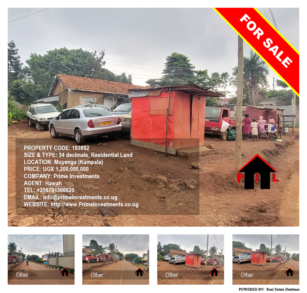 Residential Land  for sale in Muyenga Kampala Uganda, code: 193882