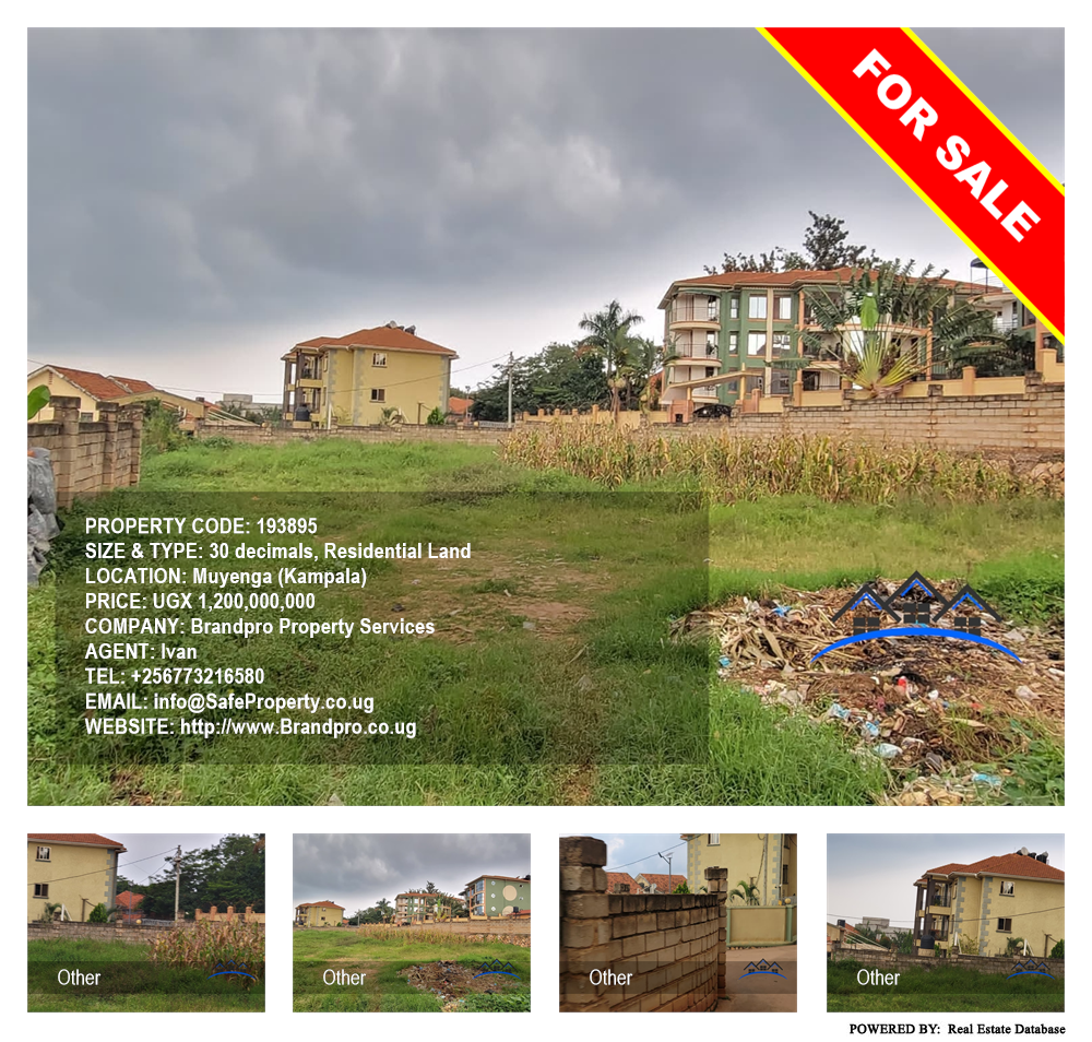Residential Land  for sale in Muyenga Kampala Uganda, code: 193895