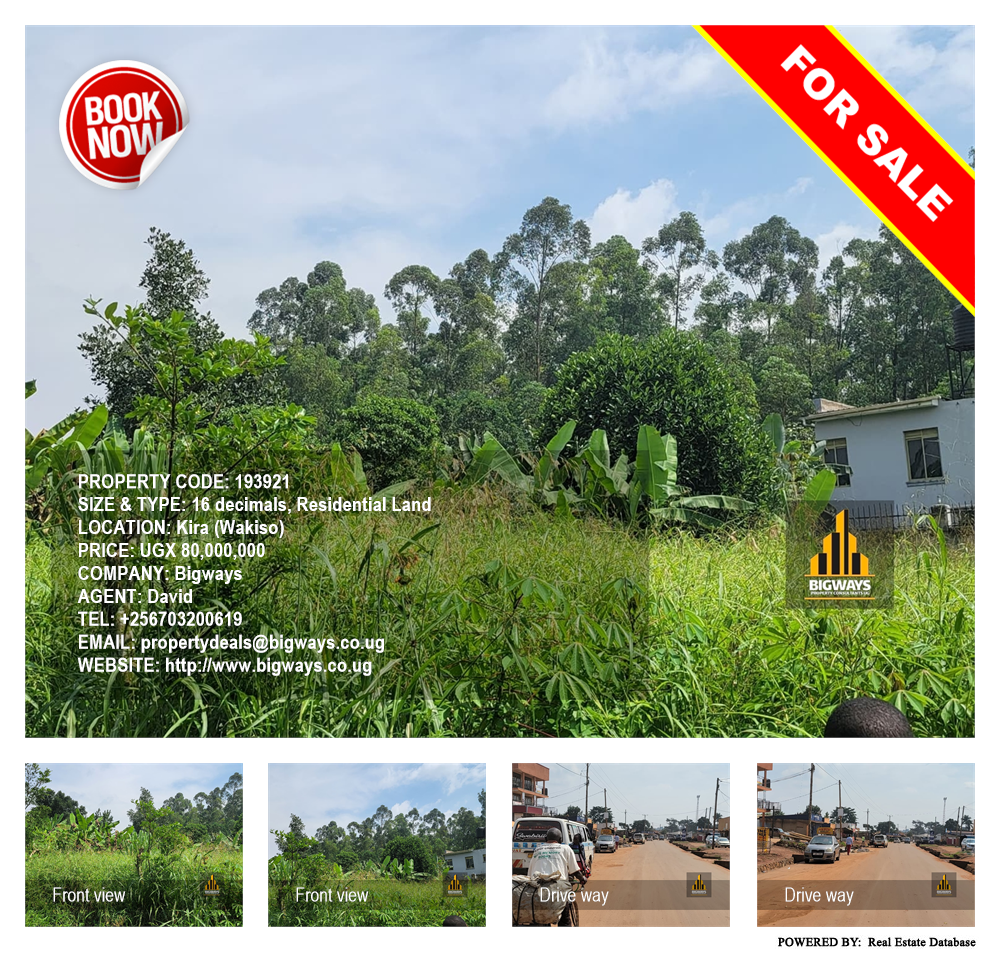 Residential Land  for sale in Kira Wakiso Uganda, code: 193921