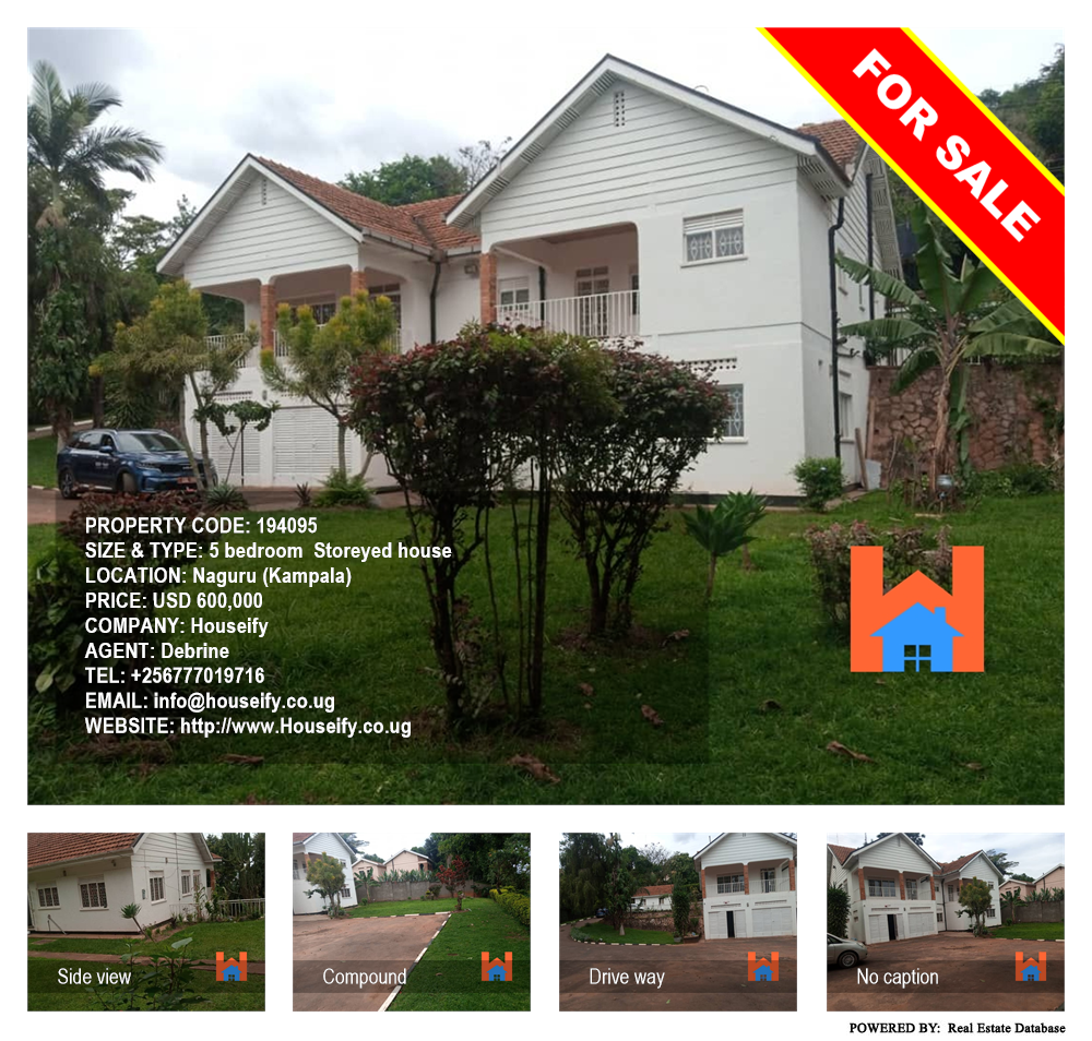 5 bedroom Storeyed house  for sale in Naguru Kampala Uganda, code: 194095