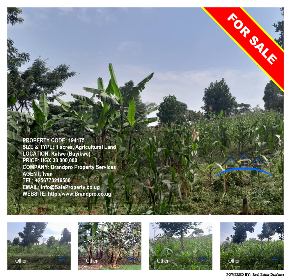 Agricultural Land  for sale in Katwe Buyikwe Uganda, code: 194175
