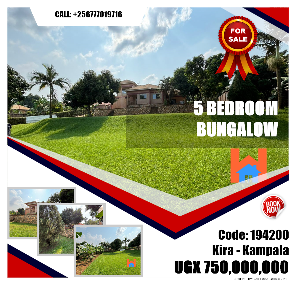 5 bedroom Bungalow  for sale in Kira Kampala Uganda, code: 194200