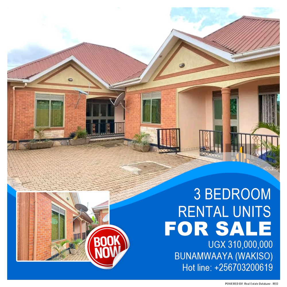 3 bedroom Rental units  for sale in Bunamwaaya Wakiso Uganda, code: 194218