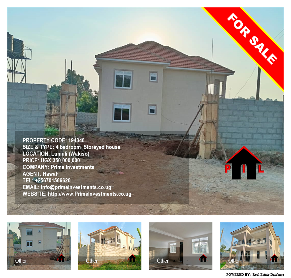 4 bedroom Storeyed house  for sale in Lumuli Wakiso Uganda, code: 194340