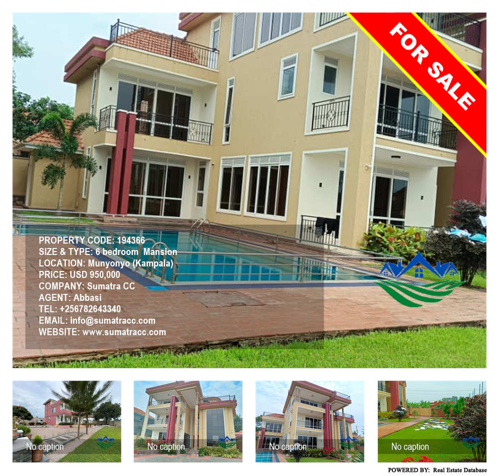 6 bedroom Mansion  for sale in Munyonyo Kampala Uganda, code: 194366