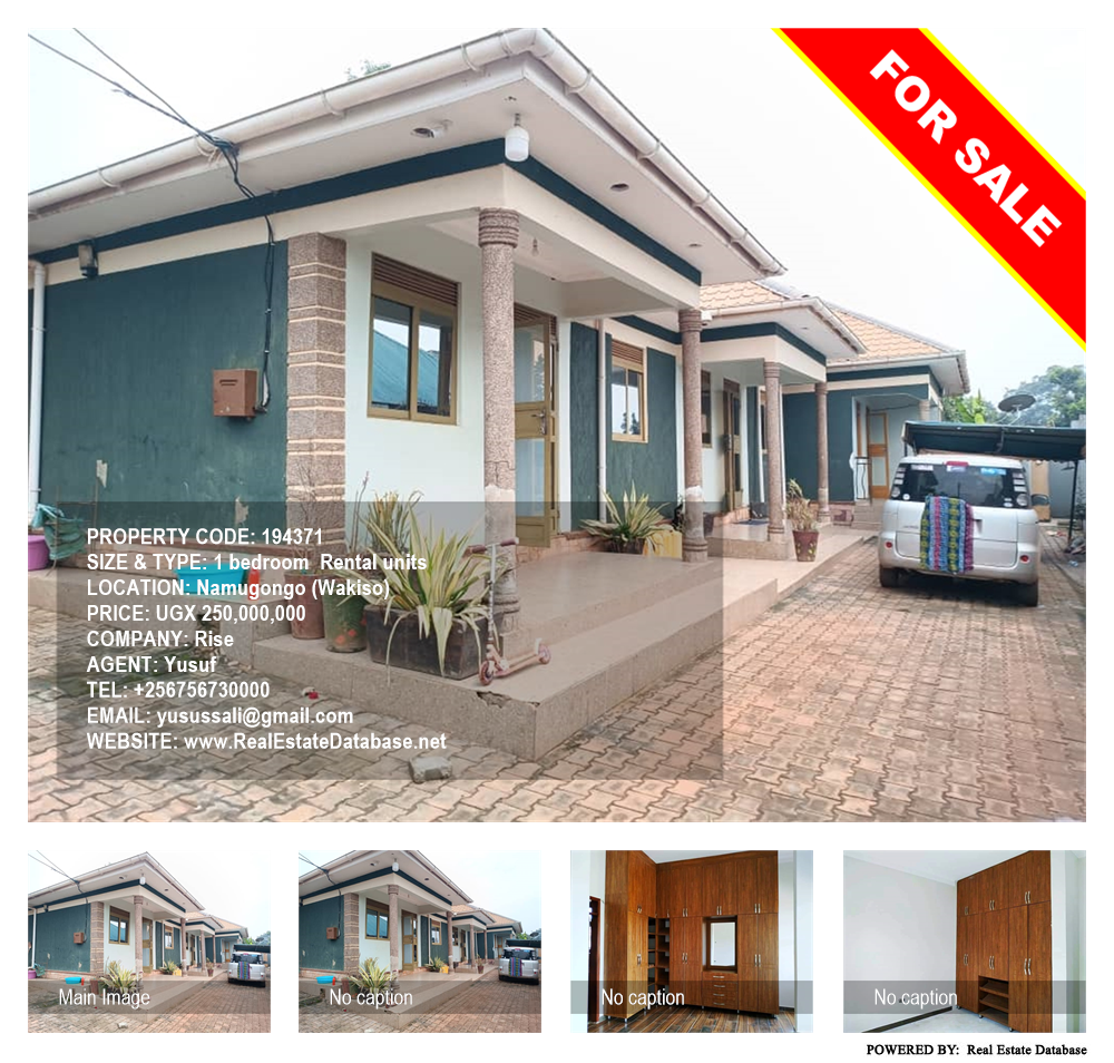 1 bedroom Rental units  for sale in Namugongo Wakiso Uganda, code: 194371
